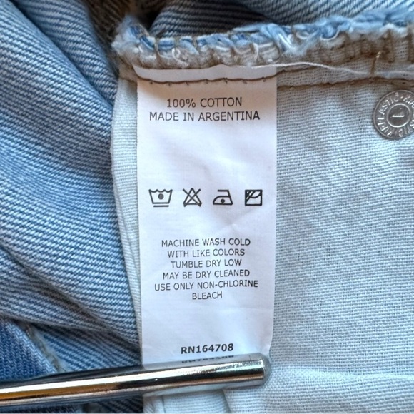 CHIPRE High-Waisted Cropped Denim Jeans - Vintage Style - Approx. Size 8-10 - Picture 14 of 16